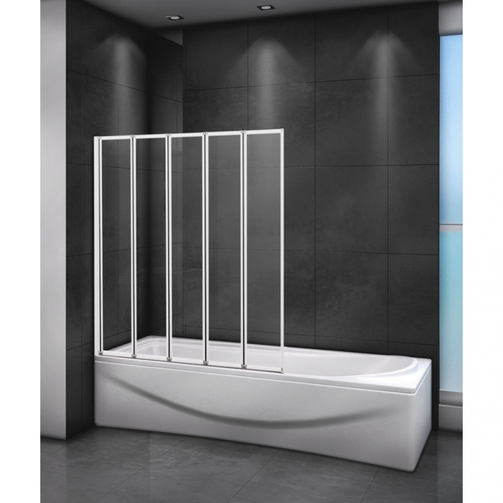 Шторка на ванну Cezares Relax RELAX-V-5-120/140-P-Bi-L 120*140 рифленое ...