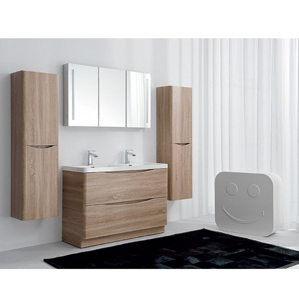 Mebel Dlya Vannoj Belbagno Ancona N 120 Rovere Bianco Napolnaya Dlya Rakoviny S Dvumya Chashami Kupit V Internet Magazine Santehniki Santehnika Shop Su