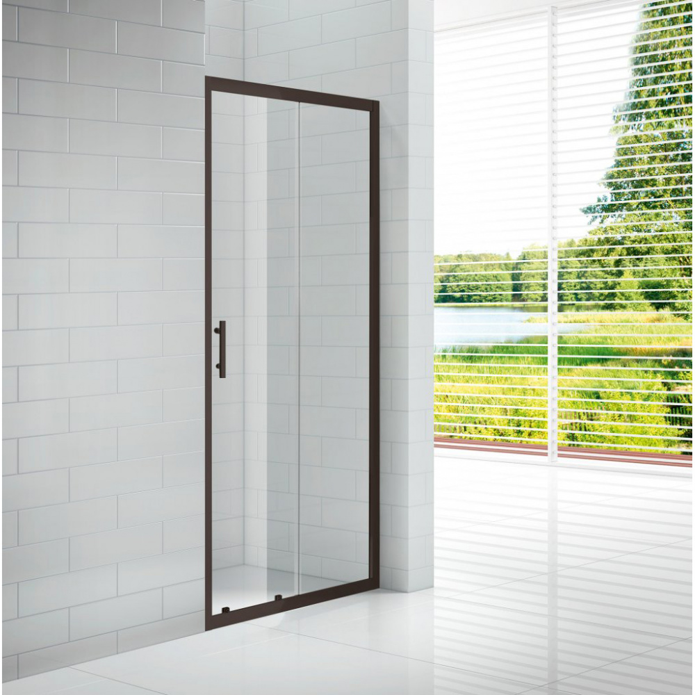 Dushevaya Dver V Nishu Cezares Eco Eco O Bf 1 120 C Nero Prozrachnoe Steklo Kupit V Internet Magazine Santehniki Santehnika Shop Su