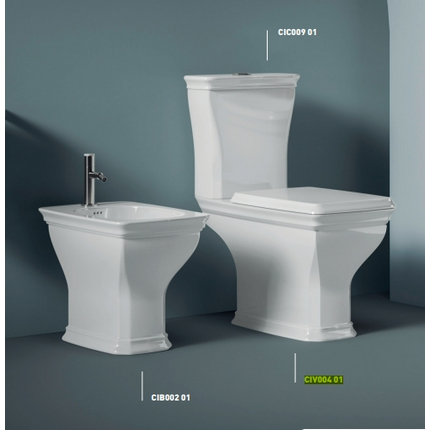 Унитаз-компакт ArtCeram Civitas CIV004 01;00 белый глянцевый