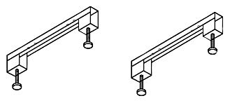 Ножки Cezares Eco ECO-LEG-KIT