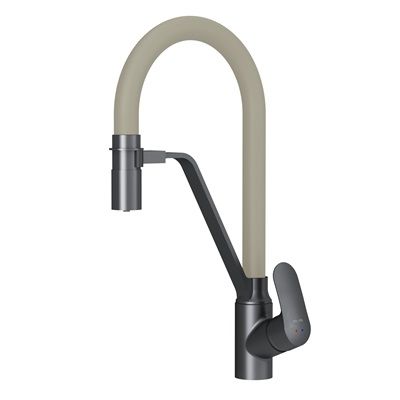 Смеситель Am.Pm Like F8007826 для кухонной мойки, бежевый