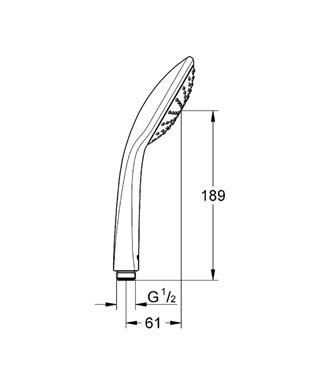 Душевая лейка Grohe Euphoria 27265000