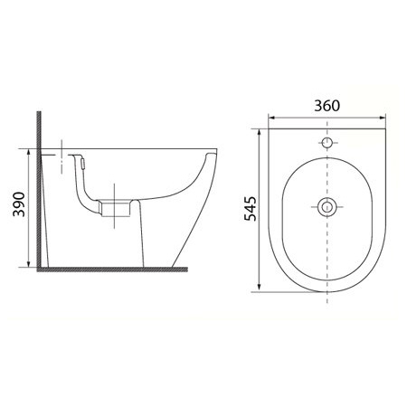 Биде напольное BelBagno Avanto