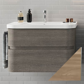 Тумба с раковиной Berloni Bagno Fly FLYBA2C001CX0/1416  88 Mineralmatt