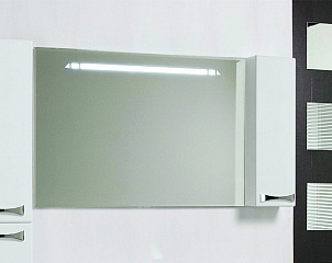 Шкаф-зеркало Aquaton Диор 1A110702DR01R 120 белый