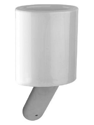 Стакан Gessi Ovale 25608.031 белый/хром
