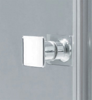 Душевая дверь в нишу Cezares Crystal CRYSTAL-B-13-80+60/60-C-Cr-L 195 L прозрачное стекло