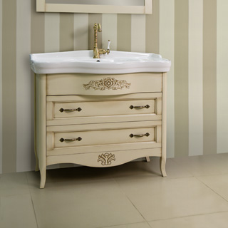 Тумба с раковиной BelBagno Primavera 95 bianco antico