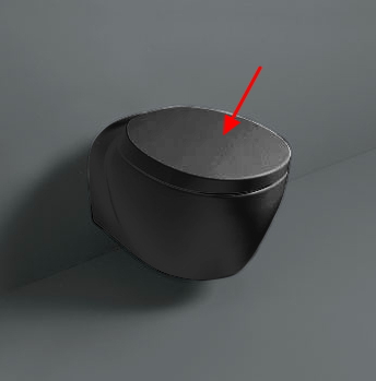 Крышка-сиденье Simas Bohemien BO002nero/cr с микролифтом