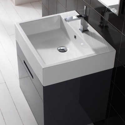 Раковина Globo Stone SCQ51.BI 50*50 белый