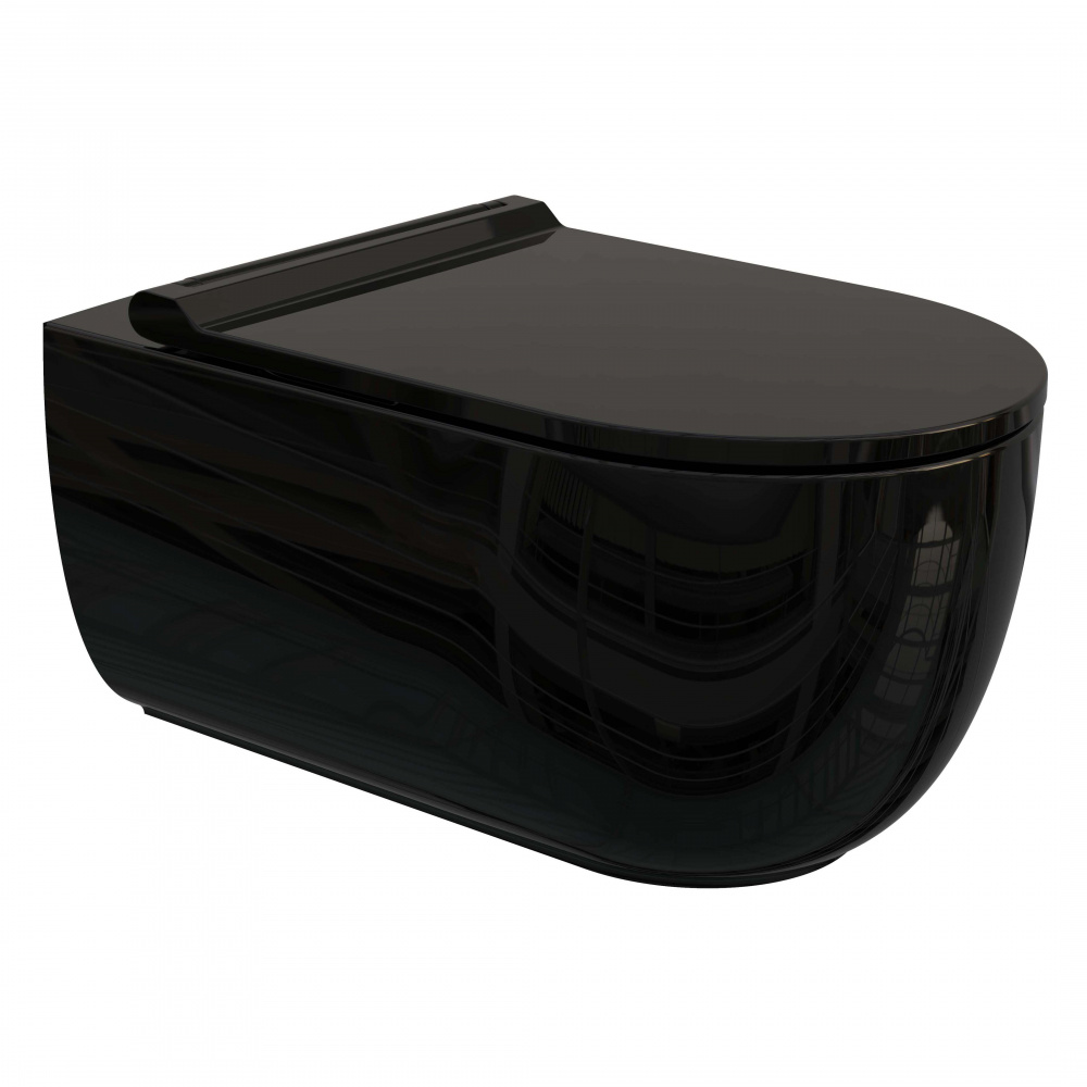 Унитаз подвесной Bien Vokha MDKA052N1VP1B9000 с функцией биде, черный ...