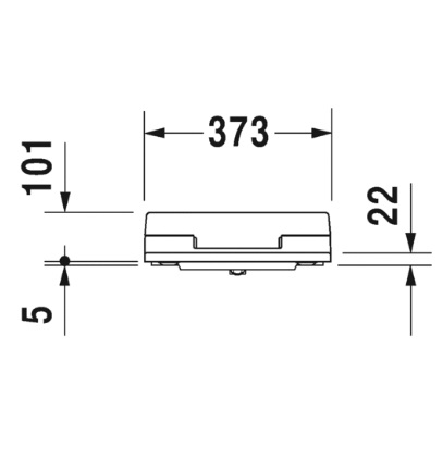 Крышка-биде для унитаза Duravit 611000002000300 SensoWash Slim