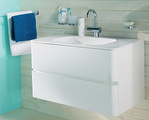 Тумба с раковиной Am.Pm Serenity 80 белая