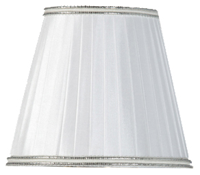 Абажур для светильника Tiffany World TW14-01.54-bi/cr белый/хром