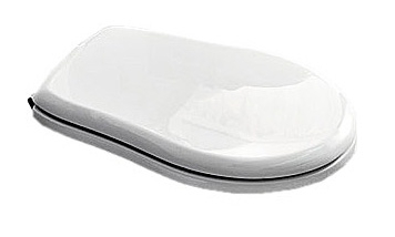 Крышка-сиденье Kerasan Retro 108601 c микролифтом белый/бронза