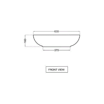 Раковина Jaquar Jaquar Designer JDS-WHT-25901 65 см