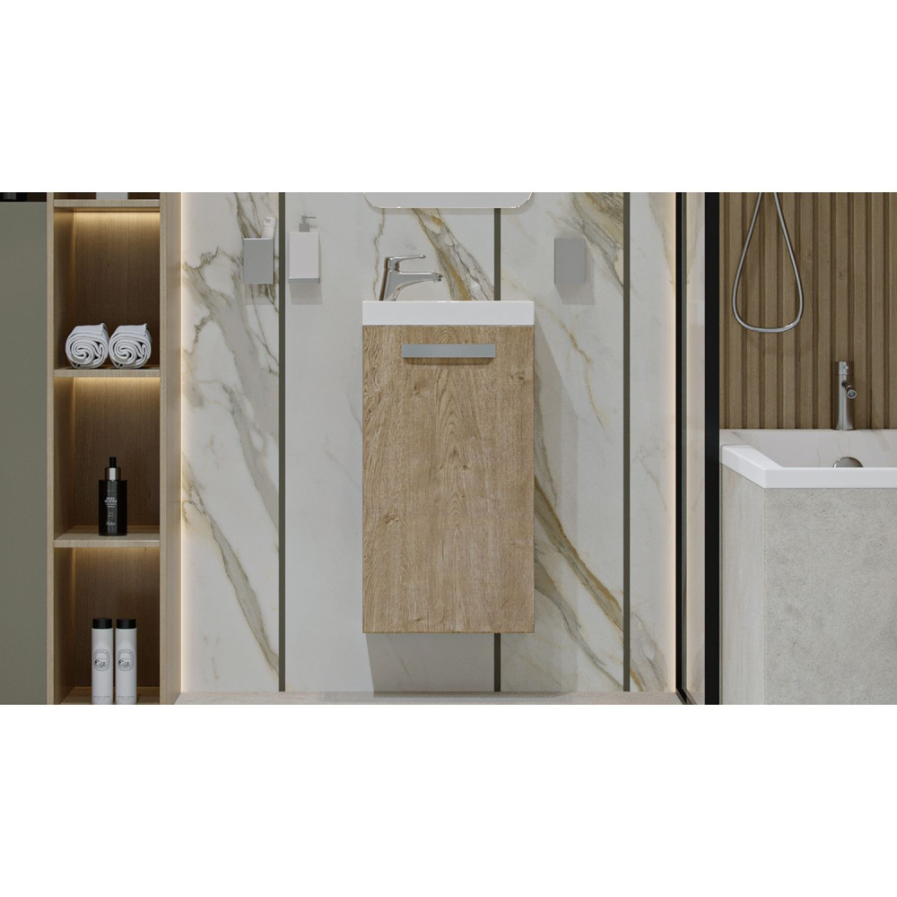 Тумба с раковиной Velvex Estea tpEST.40.1D-234 40 дуб санремо - купить ...