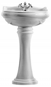 Раковина Kerasan Retro 104501*1 55  с 1 отверстием под смеситель, белый