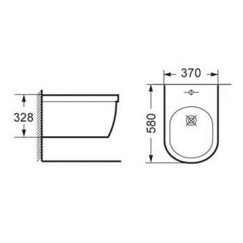 Биде подвесное BelBagno Dune