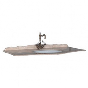 Столешница Aquanet Флоренция 8102-DT02 white travertine