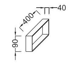 Полотенцедержатель Jacob Delafon Parallel EB506-BME
