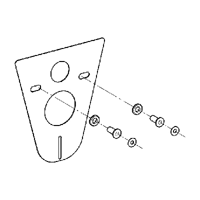 Система инсталляции Grohe Rapid SL 38750001 для унитазов, 4 в 1 с кнопкой смыва