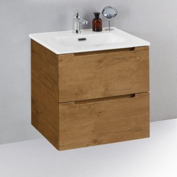 Тумба с раковиной BelBagno Etna ETNA39-600/390-2C-SO-RN-P 60 Rovere Nature