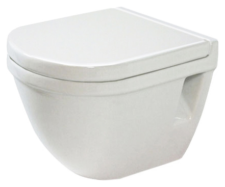 Чаша для унитаза подвесного Duravit Starck 3 22020900001-WG антигрязевое покрытие