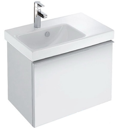 Тумба для комплекта Jacob Delafon Odeon Up EB886-N18 65 см, белый блестящий ламинат