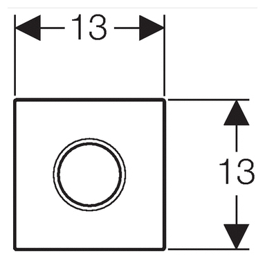 Привод бесконтактного смыва Geberit Sigma 01 116.021.21.5 для писсуара