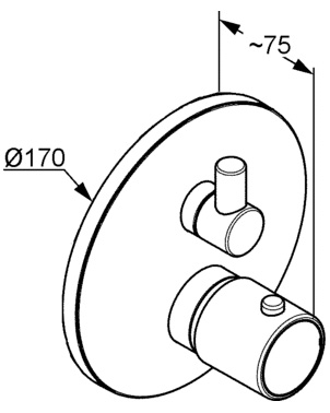 Термостат Kludi O-CEAN 388250545 для душа