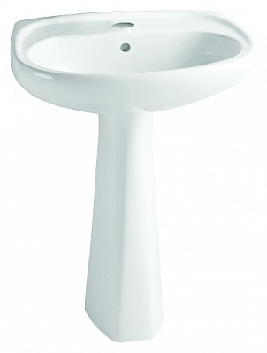 Раковина VitrA Normus 9600B003-7650 55 см с пъедесталом