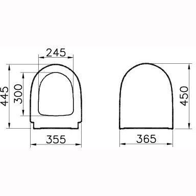 Крышка-сиденье VitrA Sento 86-003-009 микролифт