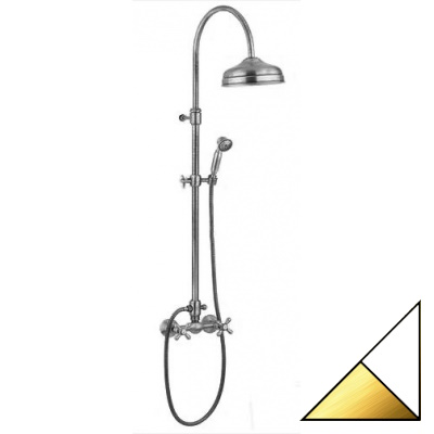 Душевая стойка Emmevi 1200281BO белый/золото