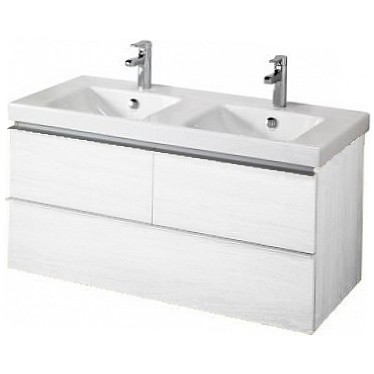 Тумба для комплекта Jacob Delafon Odeon Up EB892-N18 120 см, 3 ящика, белый блестящий ламинат