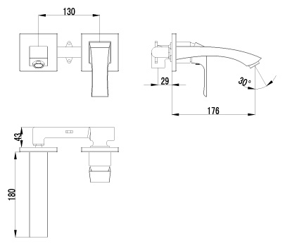 Смеситель Lemark Unit LM4526C для раковины
