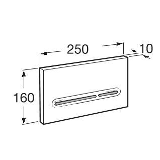 Кнопка смыва Roca PL5 890099000 белый