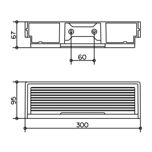 Полка Keuco Edition 11 11158010000 хром