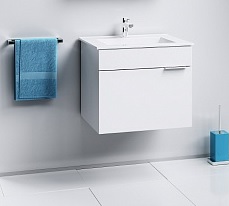 Тумба с раковиной Aqwella Бриг Br.01.06/1/W 60 подвесная, белая