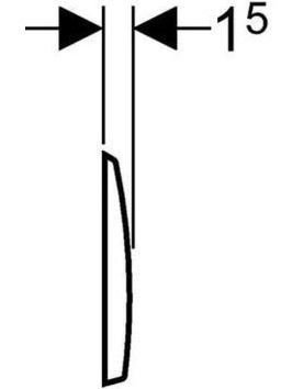 Кнопка смыва Geberit Kappa 50 115.260.21.1 хром глянцевый