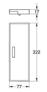 Полочка Grohe Eurocube 18541000