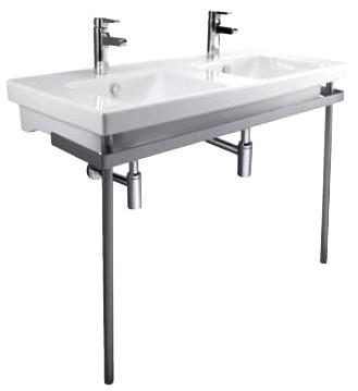 Ножки для раковины Jacob Delafon Odeon Up E4724-39R серый металл