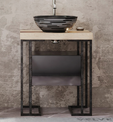 Металлические напольные конструкции Velvex Gelou 40 black
