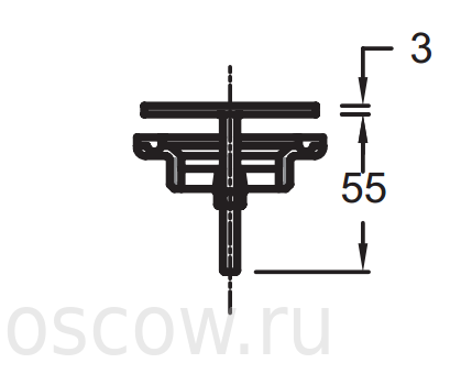 Донный клапан Jacob Delafon Reve E78303-CP для раковины