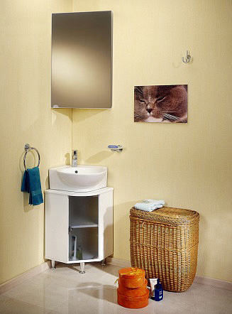 Мебель для ванной Aqwella Дельта 45 стекло