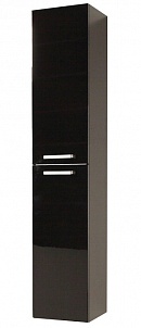 Шкаф-пенал Aquaton Мадрид 1A129603MA950 30 черный глянцевый
