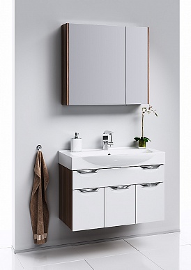 Мебель для ванной Aqwella Плазма Pl.01.07/VM 76 венге магия