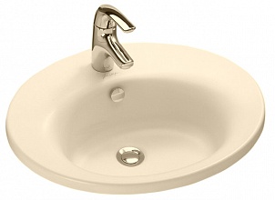 Раковина Jacob Delafon Ove E1524-5M бежевая