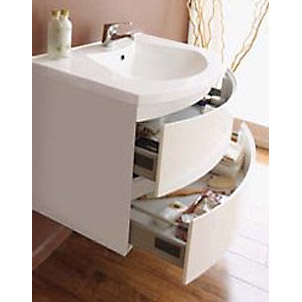 Тумба с раковиной BelBagno Prospero 80 bianco lucido